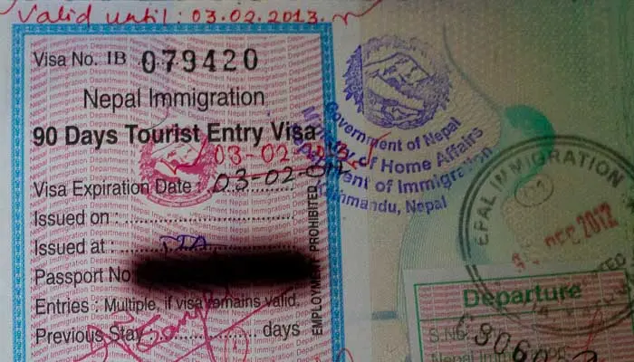 nepal visa