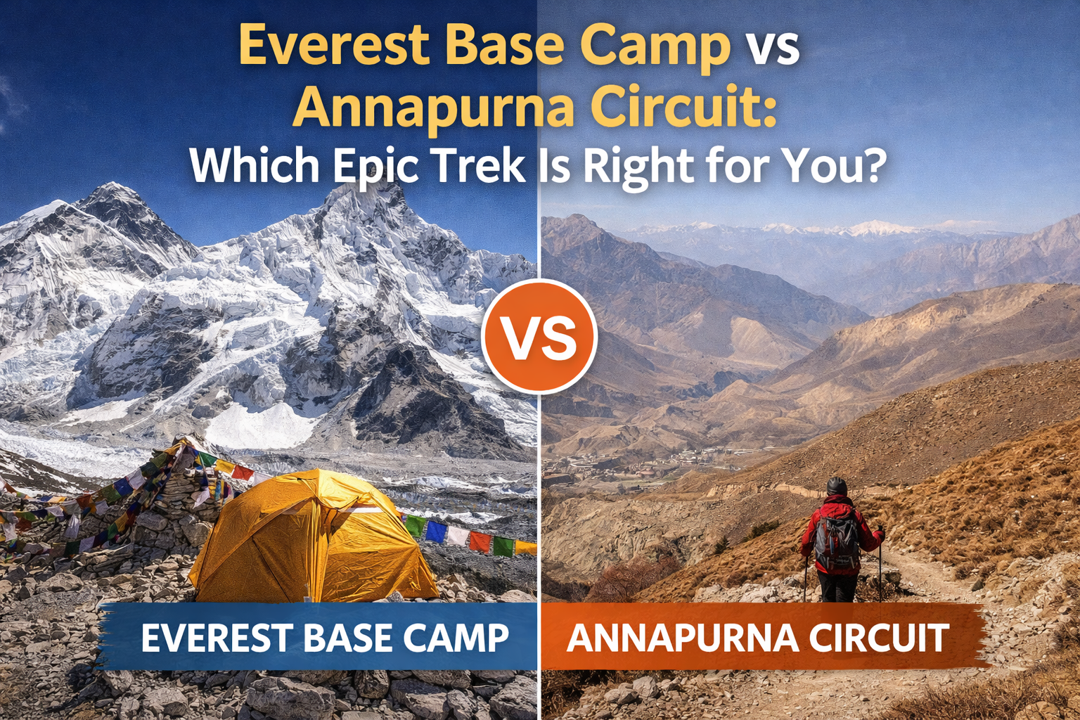 Everest Base Camp vs Annapurna Circuit: Which Epic Trek Is Right for You?