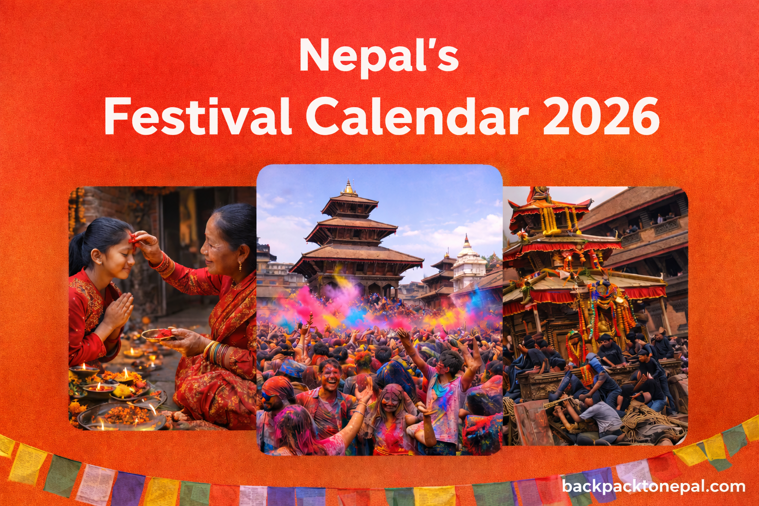 Nepal's Festival Calendar 2026: Plan Your Trip Around the Celebrations